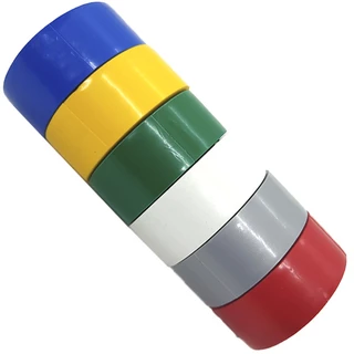Kit com 6 Fitas Isolantes Coloridas de 5 Metros para Cabos Fios Iluminação Elétrica