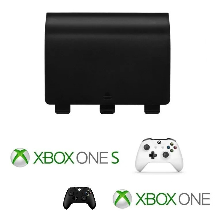 Tampa da Bateria ou Suporte Pilha para Controle Xbox One Preta | Shopee ...