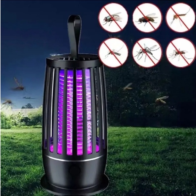 Repelente Eletrônico Lâmpada Uv Mata Mosquitos Insetos Mosca Armadilha de Pernelongo