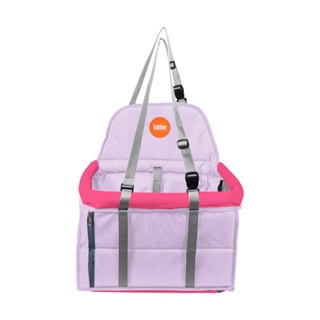 Assento Tubline Transpet Cães e Gatos Rosa Com Lilás