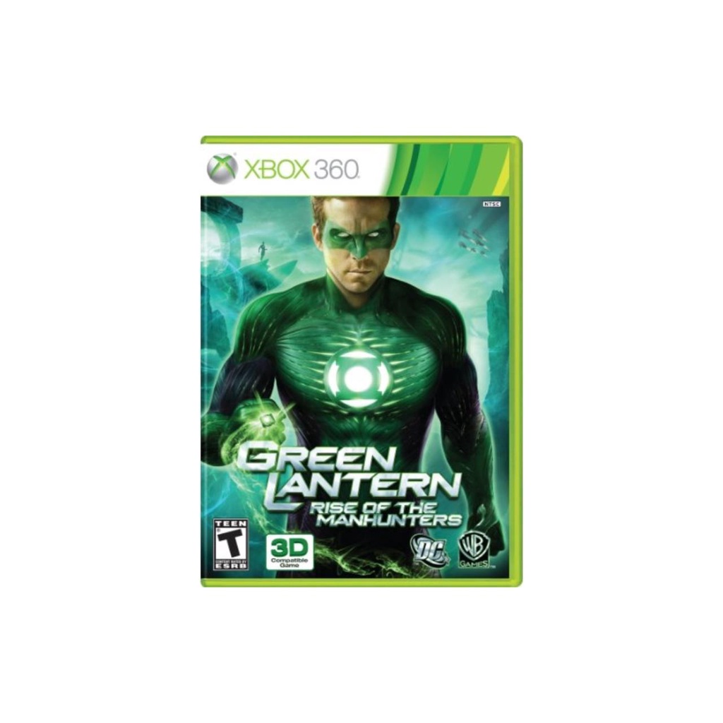 green lantern lanterna verde jogo para xbox 360 - 3d ntsc - Retro