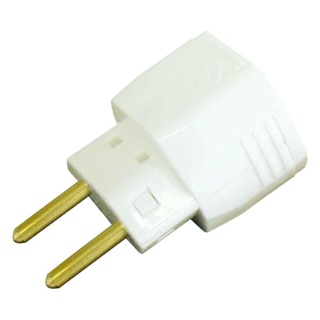 Adaptador para tomada 2 polos 10A branco Alumbra