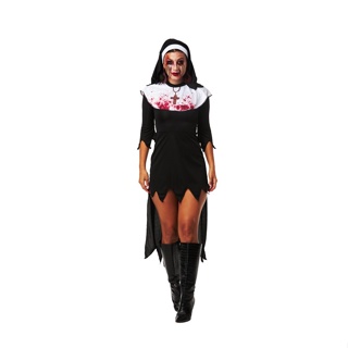 Fantasia Halloween Feminina Bruxa Cher Vestido Com Cauda Luxo