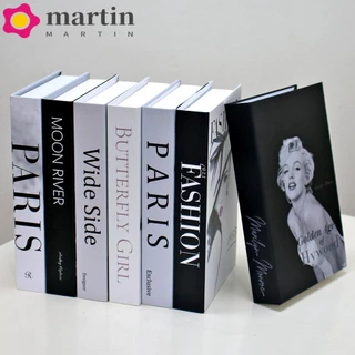 MARTIN Fake Book Luxury Fashion Artistic Atmosphere Home Decor Photo Props Modelo De Livro Aberto