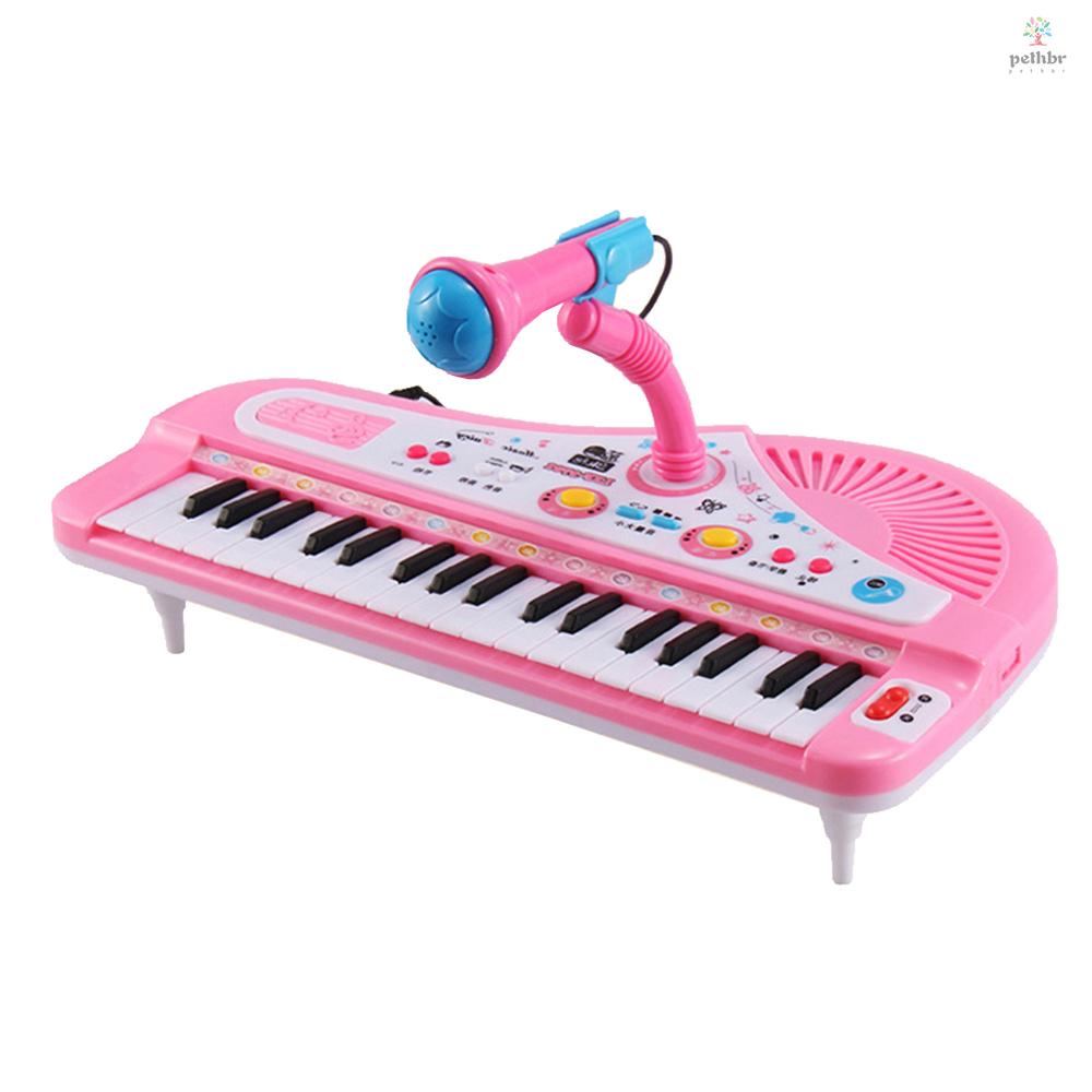 Brinquedo Infantil Piano Sinfonia Rosa Para Crianças 3+Anos WinFun -  Baby&Kids