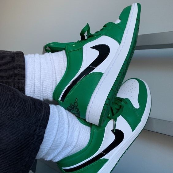 Tênis Níìke Jd Low Jordan 1 Cano Baixo Diversas Cores Pro Coast (Cinza/Branco) Imperdível