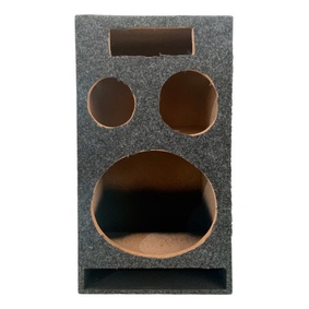 CAIXA BOB RESIDENCIAL 12" CARPETE GRAFITE COM DUTO RÉGUA VAZIA COMPET