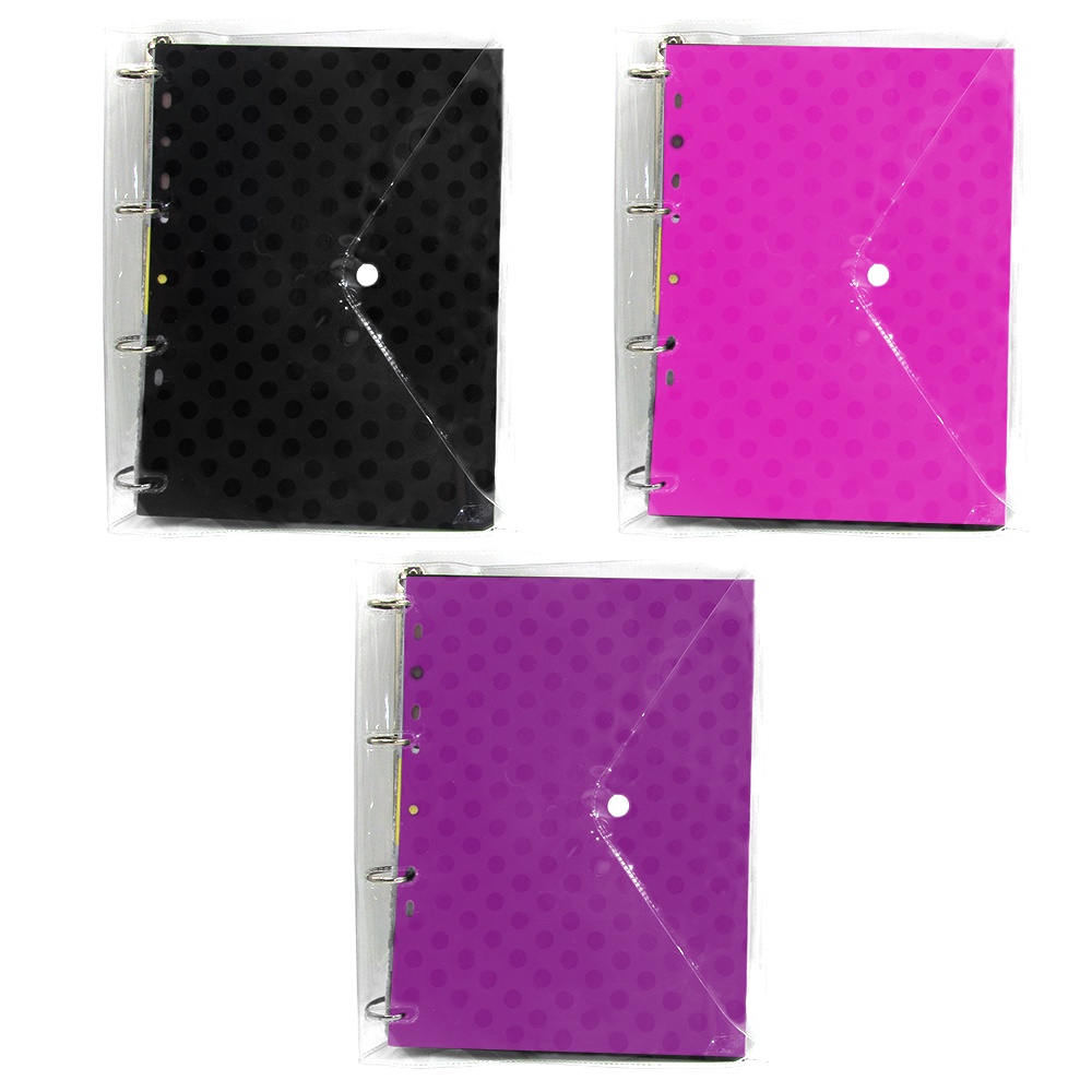 Fichário Caderno Argolado A4 Color com Capa Acp + Bloco 96F