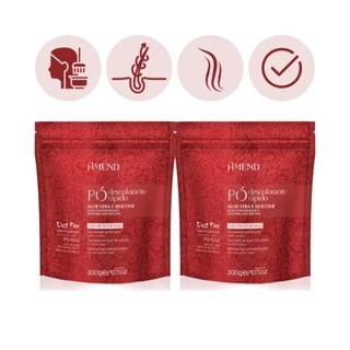 Kit 2 Po Descolorante Aloe Vera E Silicone 300g