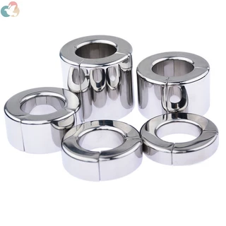 Autêntico100 % ! Metal Escroto Macho De Contenção De Anel Peso Ferramenta De Sexo Do Treinador De Anéis Pênis