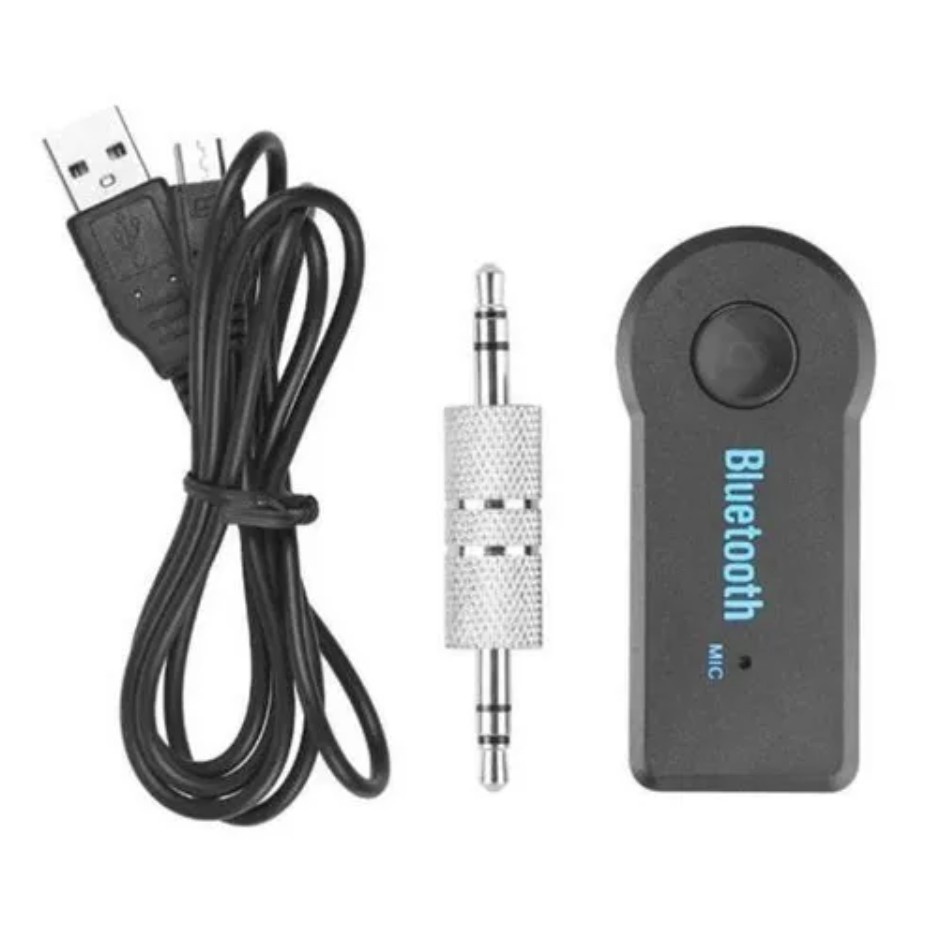 Adaptador Receptor Bluetooth Chamada P2 Música Som Carro auxiliar