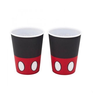 Jogo com 2 Copos Roupa Mickey Mouse: Disney