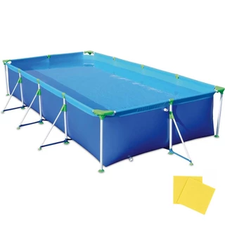 Piscina com Armação 10.000 Litros 442 x 270 x 84 CM MOR em Oferta na Shopee