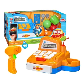 Caixa Registradora De Brinquedo Infantil Big Shop Com Som E Luz em Oferta na Shopee
