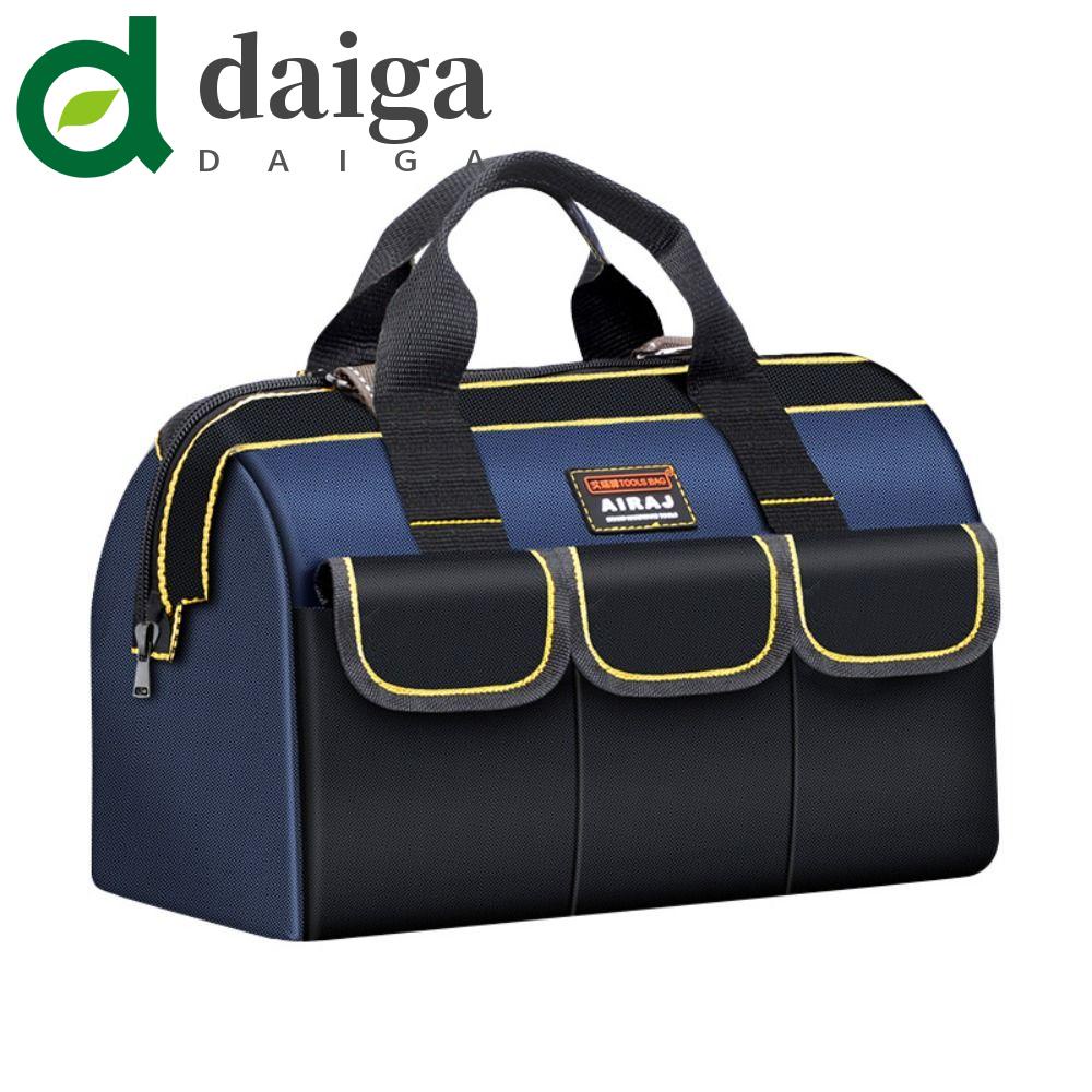 Bolsa De Ferramentas DAIGA , Oxford Cloth Waterproof Tool Storage Bag , Multi-Pocket Wear Resistente Ao Desgaste Anti-Queda Ferragens Para Eletricistas Portáteis