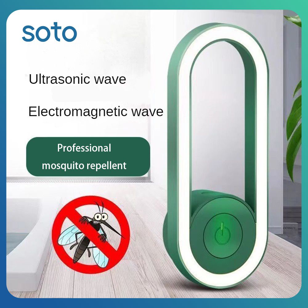Lâmpadas SOTO Led Repelente De Mosquitos Luz Noturna Iluminação Externa Removedor De Ácaros Domésticos Repelente De Mosquitos Repelente Ultrassônico De Mosquitos Repelente De Mosqu