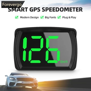 FOREVERGO Carro GPS HUD Head Up Display Velocímetro Digital KMH/MPH Para Plug and Play Auto Part Com Fonte Grande C9T2