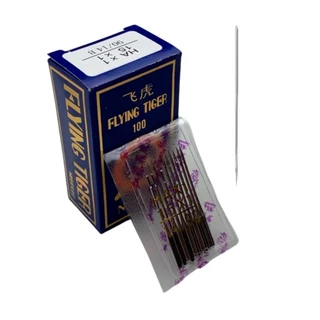 Kit 10 Agulhas Espessura 14 Em Aço Inoxidável Para Máquina de Costura Doméstica Modelo HAX1