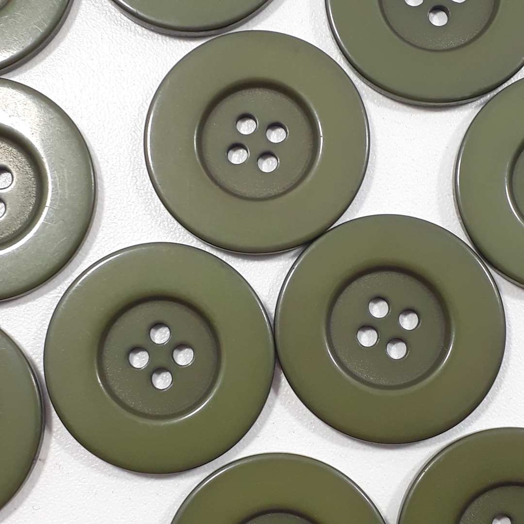 Botões Grande 4 Furos Brilhante Plástico ABS Verde 27mm 44246 Botao ...