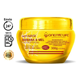 Mascara Teia Banana e Mel 300g Oriente Life