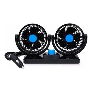 Ventilador Automotivo Duplo Com Ajuste P/ carro Caminhão 12V 24V em Oferta na Shopee