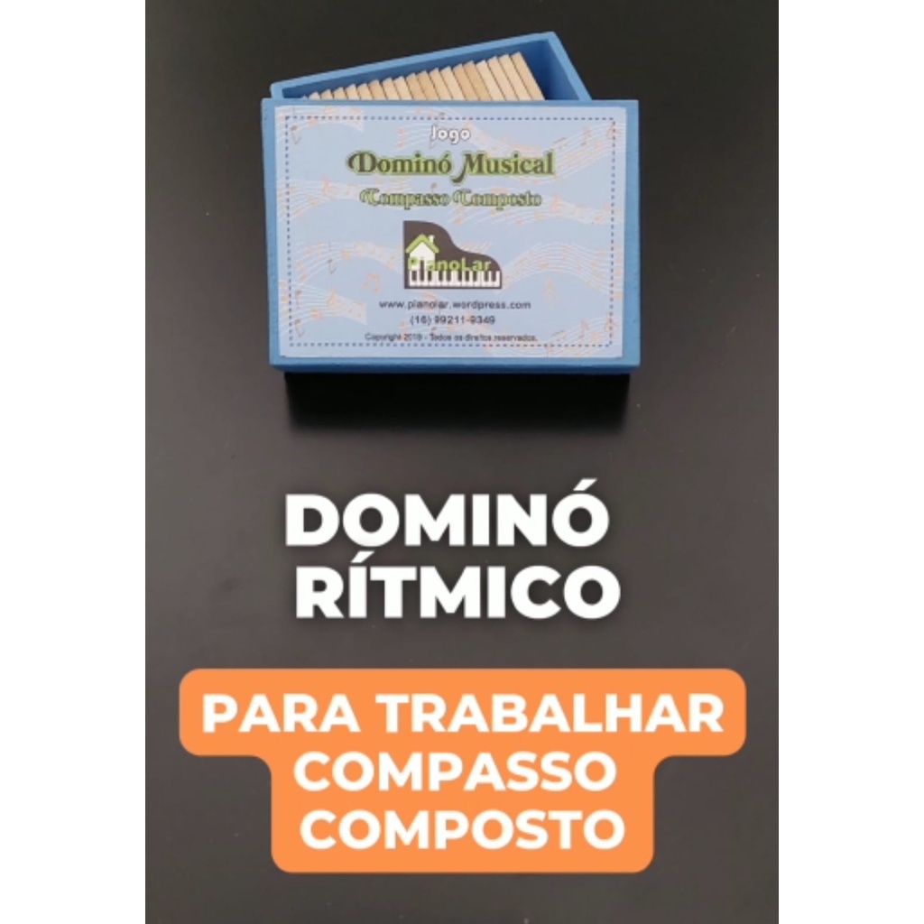 Jogo Rítmico - Compasso Simples + Composto - 260 Peças