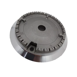 Base Bacia Difusor Queimador Com Aba Alumínio 9cm de Fogão de Mesa Cooktop Fischer Boca Grande Rápido