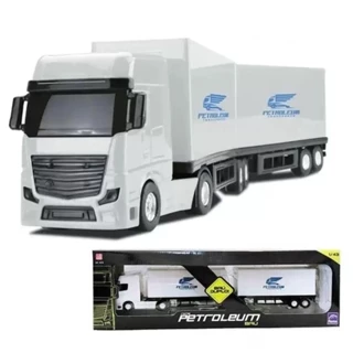 Caminhão Petroleum Baú Duplo Branco 1472 - Roma