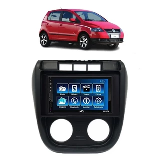 Kit Multimídia Fox 2003 / 2009 Mp5 2din Bt Usb Fm Leitor SD