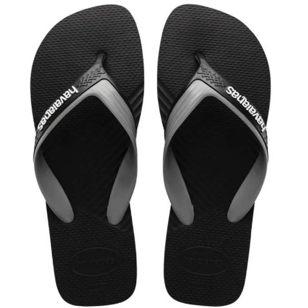 Chinelo Havaianas Dual Preto/Cinza