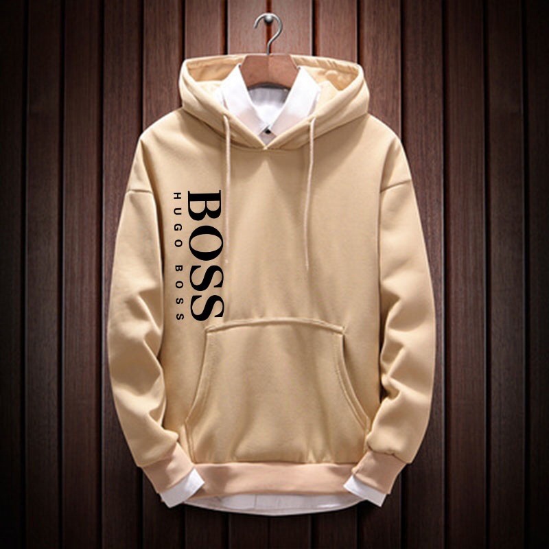 Blusa de Moletom Hugo BOSS Lançamento Canguru ou gola careca Casaco de ...