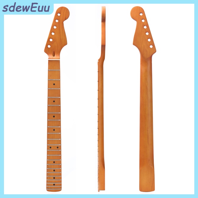 Wi 22 Pescoço De Guitarra Elétrica Fret Com Punho De Treliça Ajustável Compatível A St Strat