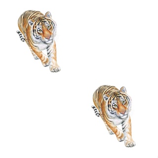 Compra online de Adesivo de porta 3D Pintura de tigre animal para porta  interna Murais removíveis Papel de parede para quarto sala de estar PVC  decalque à prova d'água porta decoração de