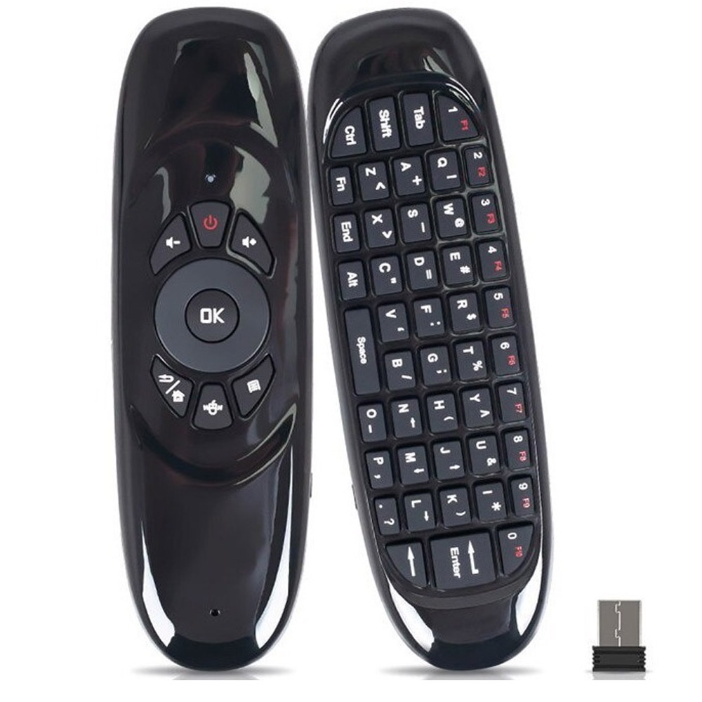 Controle Mini Teclado Air Mouse Wireless Sem Fio Android em