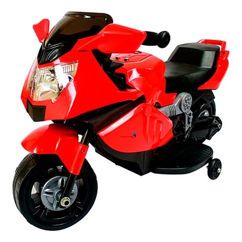Super Moto 1600 Esportiva com Rodas com Fricção - Vermelho - Big Small