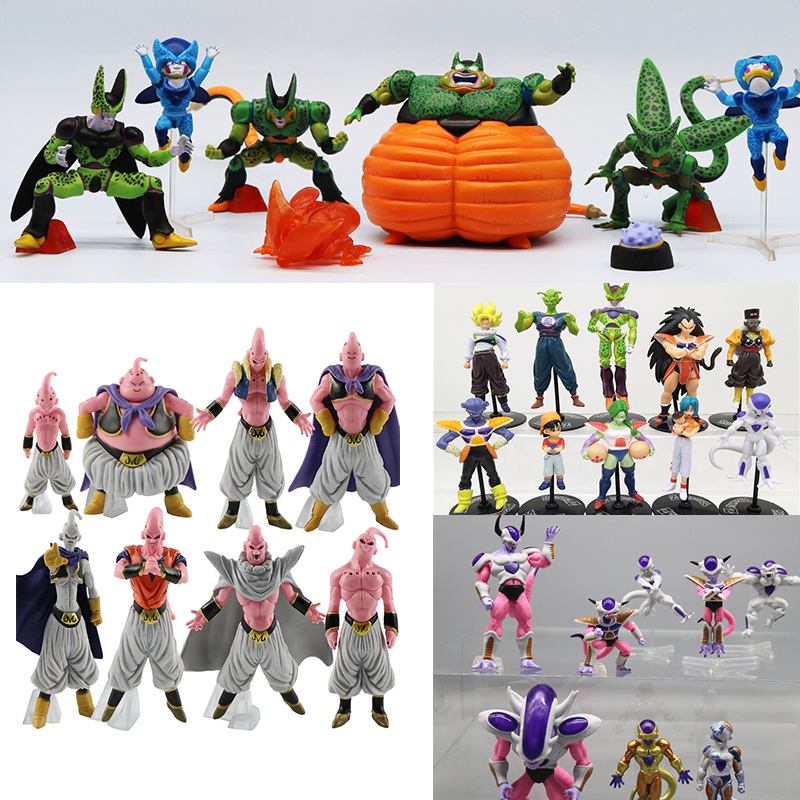 Dragon Ball Majin Buu Action Figures DBZ Super Saiyan Figure Set PVC  8PC/Set