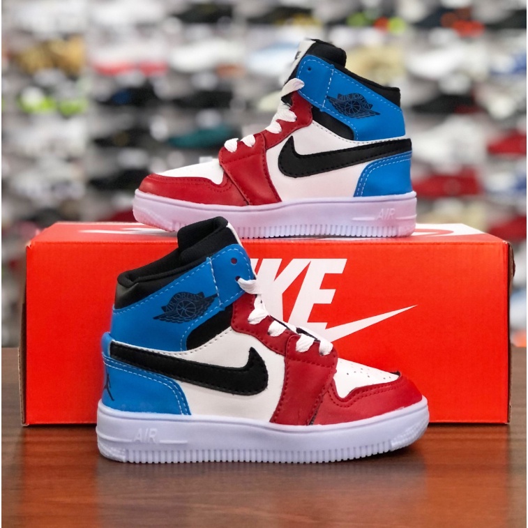 Tenis Botinha Nike Infantil Air Jordan 1 Juvenil 26 ao 33 Menino Masculino Bota Cano Alto Cores 2023 Novidade