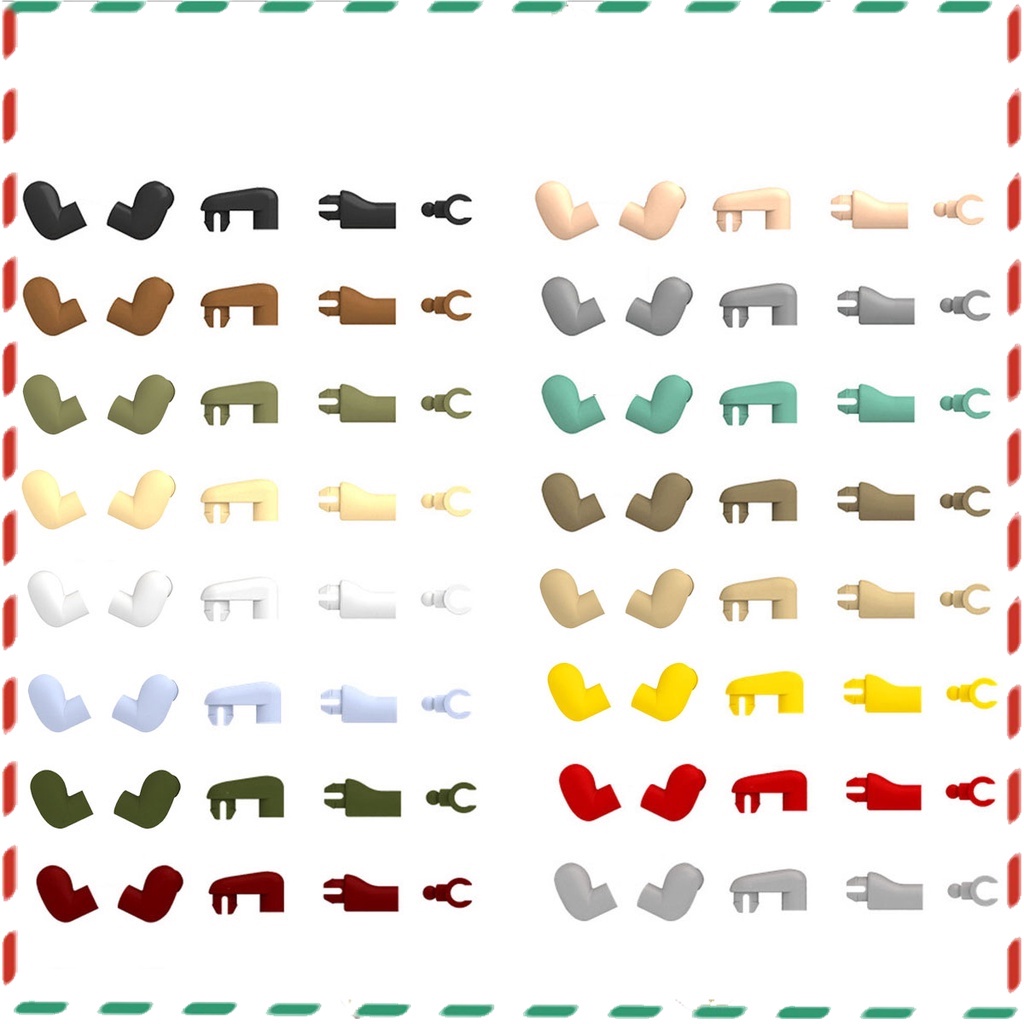 Peças De Montagem De Blocos De Construção Cena Braços De Forma Especial Acessórios De Minifiguras Brinquedos Educativos Para Crianças