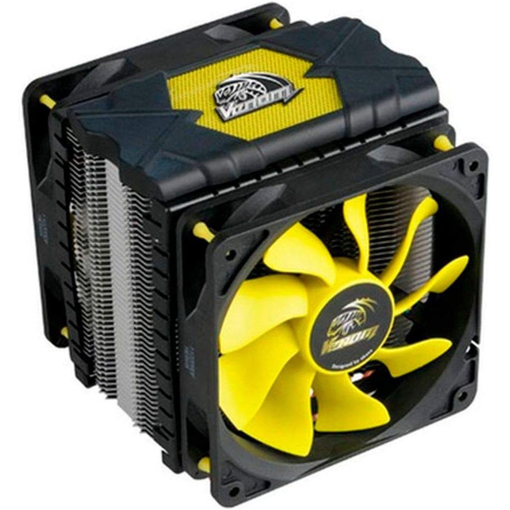 Akasa Venom Voodoo Cooler de CPU de desempenho extremo 6 Heat Pipes Para Intel LGA 775, 115X,1200, 2011 AMD AM4 FM2 AM5