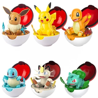 Pokemon Pikachu Metamorphosis Segunda Geração De Bolas De Elfo Decoração/Monstros De Bolso Modelo Feito A Mão Presentes De Brinquedos Masculinos E Femininos