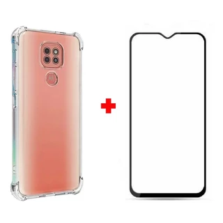 Capa Case Capinha Anti Impacto Para Moto G9 G9 Play + Película 3D Vidro Temperado