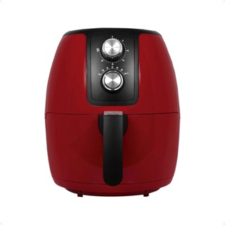 Fritadeira Elétrica Vermelha Air Fryer Supremma 3,6L 1400W 127V Agratto - 11229