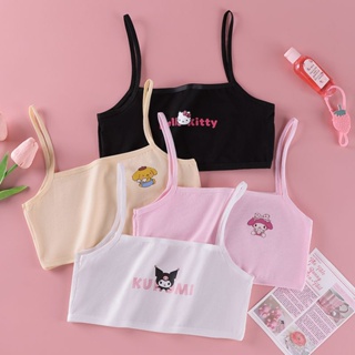 Sanrio Hello Kitty Lace Bra para Meninas, Anime Sports Underwear