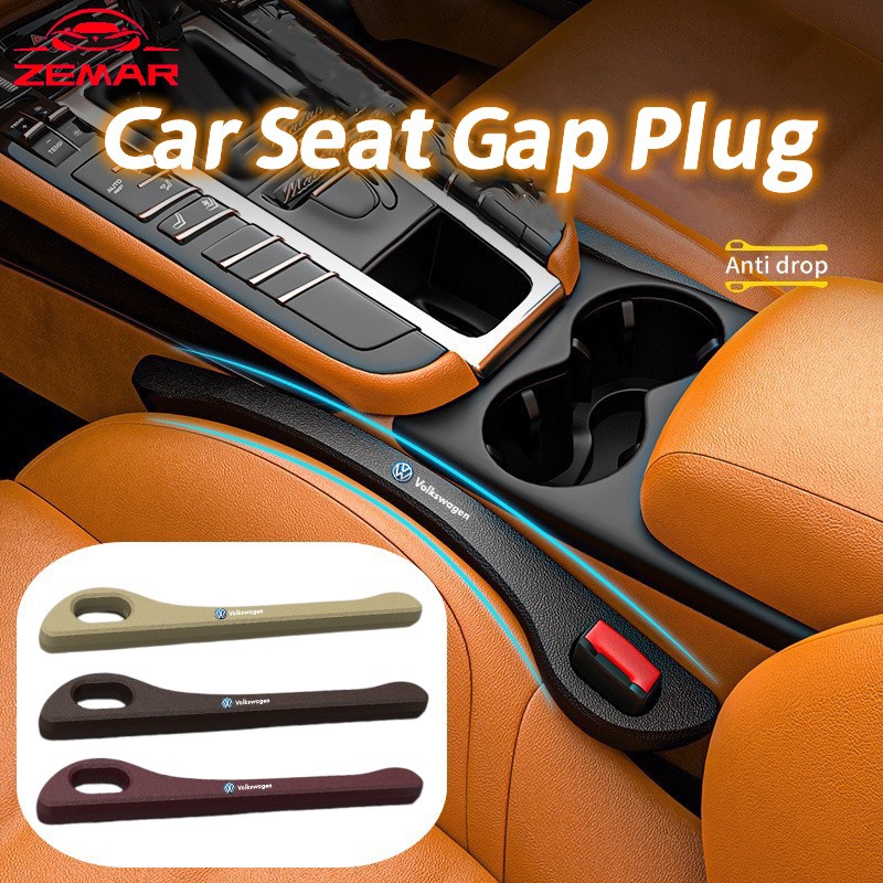 Volkswagen Universal Car Seat Gap Filler De Enchimento De Folga Do Assento À Prova De Vazamentos Plug Lateral Auto Acessórios Interiores Para VW Polo 9n 9n3 gol g5 g4 g3 g6 Nivus Fox Novo Carocha Virtus Golf Mk4 Mk7