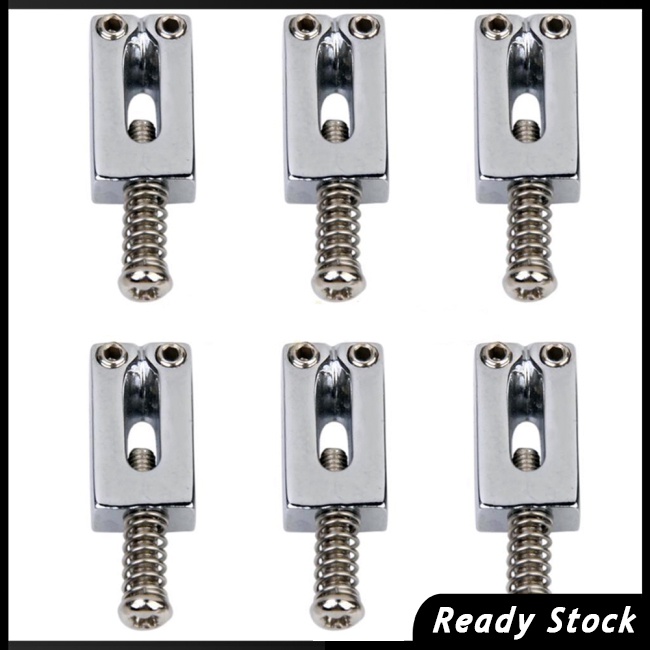 Zevaret 6 Pcs Sela De Ponte Tremolo De Guitarra Elétrica