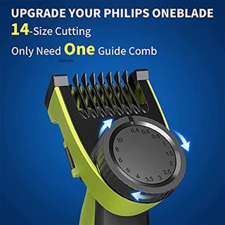 luckyeo Protetores Pente Para OneBlade Ajustável De 14 Comprimentos Guia De Precisão One Blade TQ