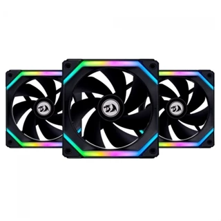 KIT 3 COOLERS 120MM LIAN LI UNI FAN REDRAGON SPEC, ARGB, BLACK - UF-SL120-3B SI