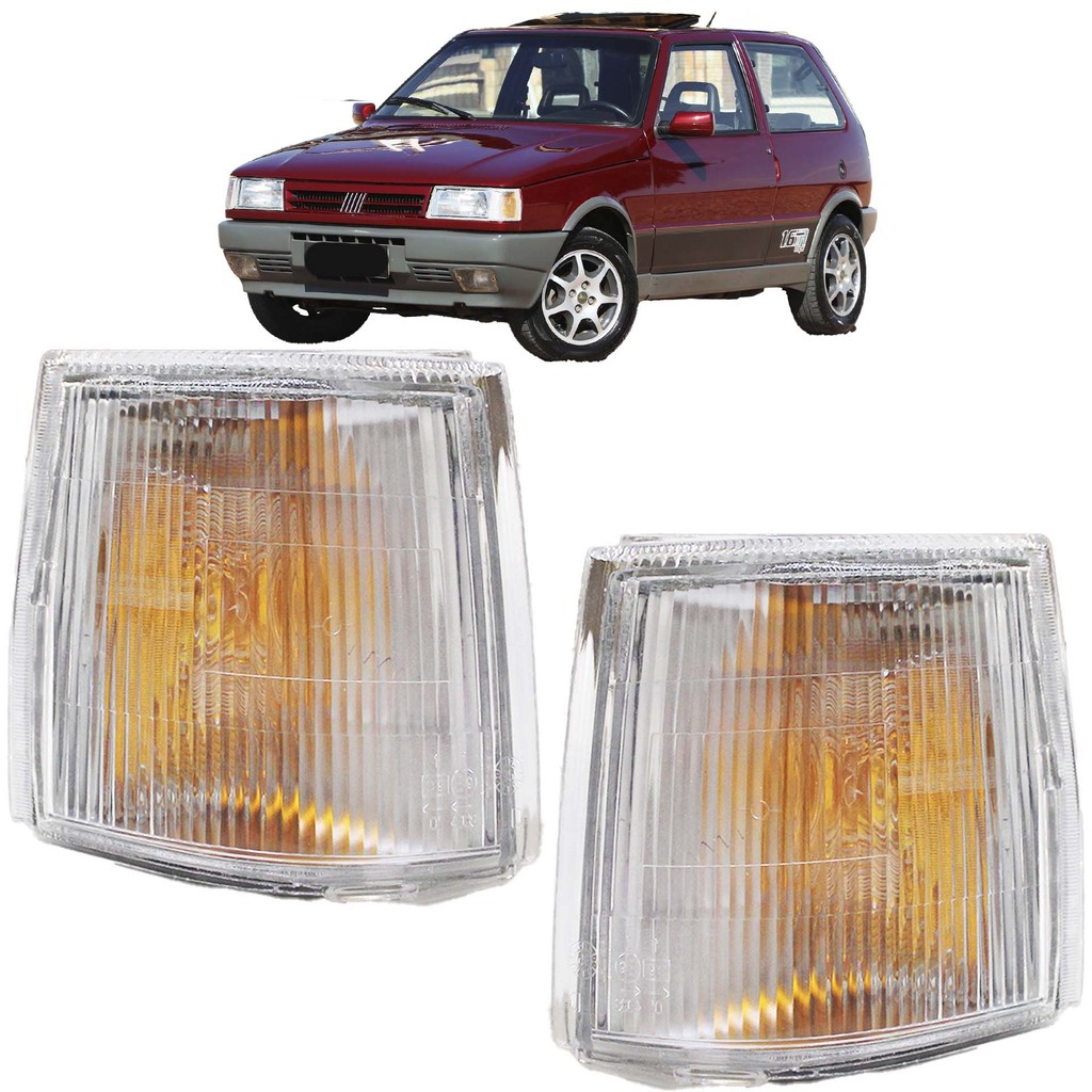 Lanterna Dianteira Uno 1984 1985 1986 a 2004 Cristal | Shopee Brasil