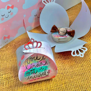 Dia da Mulher Kit Lembrancinha Perfeita 5 und Com Latinha Caixinha Coroa em Oferta na Shopee