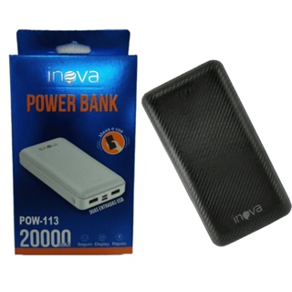 Carregador portátil power bank 20.000 mah inova